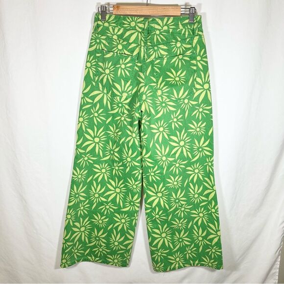 Free People We The Free denim wide leg crop pant size 25 - Picture 5 of 14